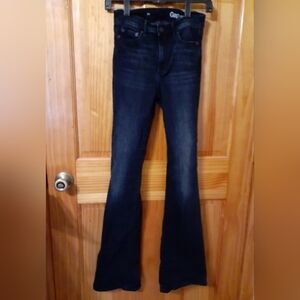 Gap Flared Jeans that has two toned colors that looks brand new